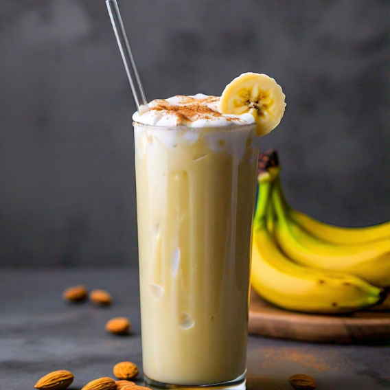 Banana Almond Milkshake Thumbnail