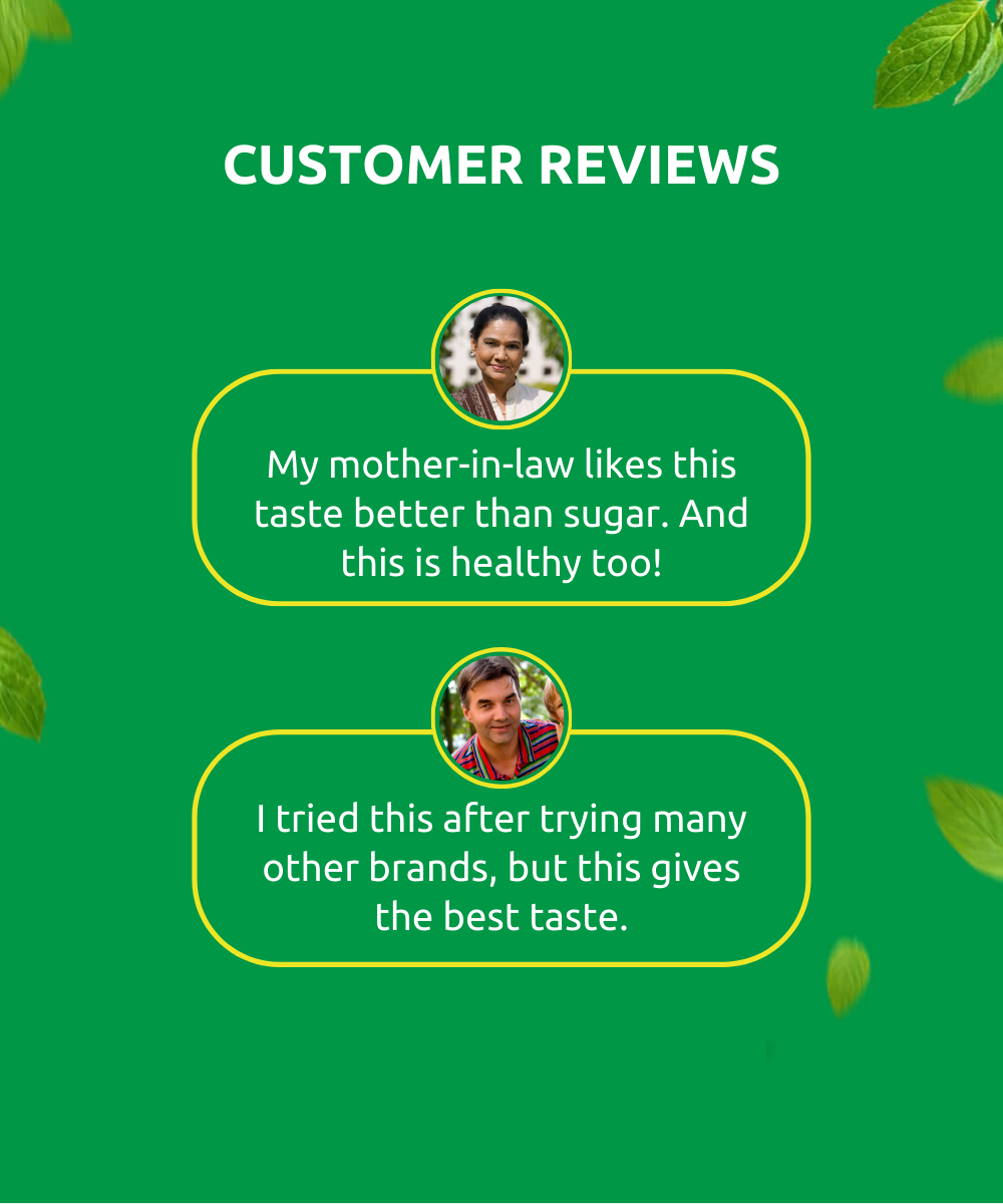 Zero Calorie Sugar-free Stevia Sweetener - Sachet Box